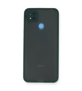 Xiaomi Redmi 9c Kılıf Montreal Silikon Kapak - Yeşil
