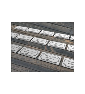 Şekil 1 Ramazan Tebrik Etiketi - 4x8 Cm Düz Kesim Kuşe Kağıt Sticker