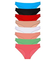 8 adet Süper Eko Set Likralı Kadın Slip Külot Set 5