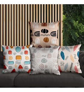 eJOYA Modern Tasarımlı 4'lü Yastık İçi Ve Kırlent Kılıfı 45cm 113703