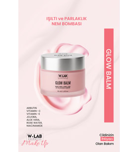 W-Lab Cosmetics 4 Etkili Makyaj Balmı Nem,Baz,Işıltı ve Parlaklık Glow Balm 50 Ml