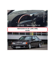 Mercedes -benz W140 (1991-1998) Torpido Koruması / Halısı / Örtüsü / Kılıfı