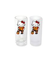Ghostbastır Design GöztepeSpor Hello Kitty Buzlu / Buzsuz Seçenekli Rakı Bardağı – 1 Adet Şık Sunum Bardağı 0102