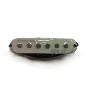 Artec ASN57-N Alnico Noiseless Gürültüsüz Sap (Neck) Gitar Manyetiği (Profesyonel)  13.9K Direnç, Dip Gürültüsüz Akıcı Solo Tonları ve Klasik Görünüm