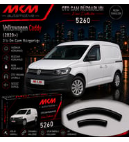Volkswagen Caddy (2020>) 2'li Ön Mugen Cam Rüzgarlığı