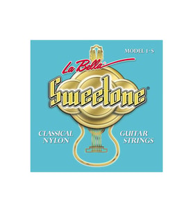 La Bella LB-1S Sweetone Klasik Gitar Teli (Eğitim - Başlangıç Serisi)  Şeffaf Naylon Tizler, Gümüş Kaplama Baslar, Yeni Başlayanlar İçin Yumuşak Tansiyon ve Kolay Çalım  Uyum: Tüm Klasik Gitarlar