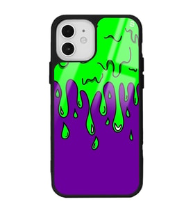 iPhone 12 Neon Damla Tasarımlı Glossy Telefon Kılıfı