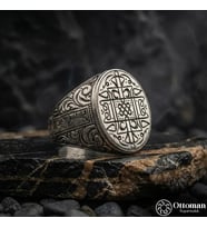 Yavuz Sultan Selim Mührü Gümüş Erkek Yüzük