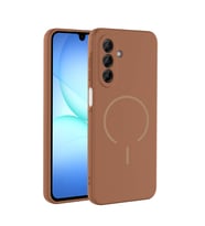 Galaxy A16 Kılıf M-safe Şarj Özellikli Meta Kılıf (Kahverengi)