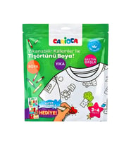 Boyanabilir Tişört Yıkanabilir Kalem Hediyeli 3-4 Yaş