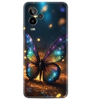 24 Pro Kılıf HD Resim Baskılı Rengarenk Kelebek StKd -097