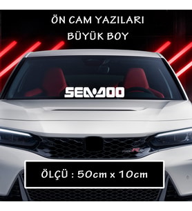 TUNİNG ARABA ön arka cam uyumlu sticker yazı - Büyük boy spor tuning modifiye etiket
