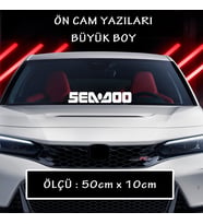 TUNİNG ARABA ön arka cam uyumlu sticker yazı - Büyük boy spor tuning modifiye etiket