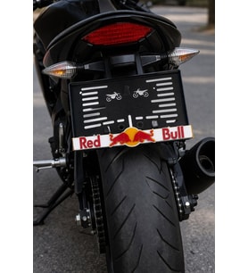 Tüm Motorlara Uyumlu motosiklet plakalığı Redbull tasarımlı Plakalık 1 Adet
