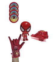 9 cm Spiderman Pop Figür Taso Atan Eldiven Spiderman Figür Set Pop Örümcek Adam Taso Eldiven (Karışık)