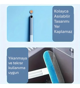 Uzun Saplı Evcil Hayvan Tüy Temizleme Fırçası