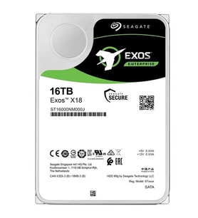 SEAGATE 16TB 3.5" EXOS ST16000NM000H 7200 RPM 256MB SATA-3 Enterprise Nas ve Güvenlik Diski