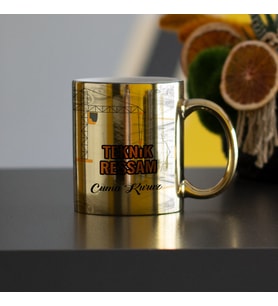 Teknik Ressam Gold Kupa Bardak