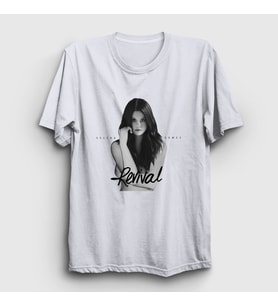Presmono Unisex Beyaz Revival Selena Gomez T-Shirt 326649tt