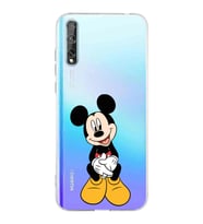 Huawei P Smart s  Kamera korumalı Kapak Mickey Mouse Tasarımlı  Şeffaf Kılıf