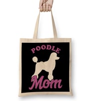 Poodle Mom Dog Lover Owner Gift Bez Çanta Uzun Saplı