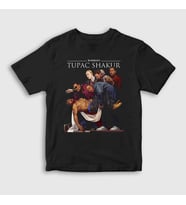 Presmono Unisex Çocuk Siyah Entombment Of 2pac Tupac Shakur T-Shirt 441782tt