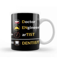 Doctor Engineer Artist Dentist 031 Kupa Bardak Porselen