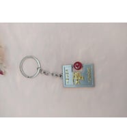Metal Anahtarlık Türk Bayraklı Türkiye Antalya Yazılı