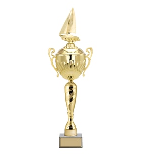 ODAK KUPA - Figürlü Kupalar - Yelken Figürlü Kupalar FG-090 B - 64 cm
