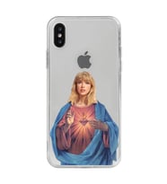 Iphone Xsmax Uyumlu Taylor Swift Desenli Şeffaf Telefon Kılıfı