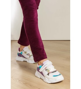FAST STEP Unisex Çocuk Sneaker Ayakkabı 868FA051C (Beyaz-Lila)