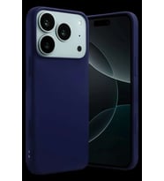 iPhone 17 Pro Nano içi Kadife Silikon - Lacivert