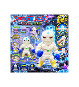Stretchapalz The Mutants Series Syreno Süper Esnek Beyaz Robot Mutant Canavar Figür
