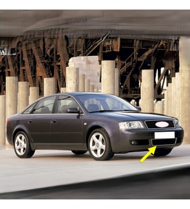 Audi A6 2002-2004 Ön Tampon Orta Izgara Kromlu 4B0807683L