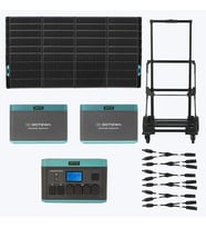 ANTFEA H2400 Pro + 2 Ad Yedek Batarya + 6 Ad 400W Panel + H2400 Römorku + 3 Ad Paralelleme Kablosu