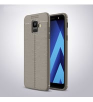 Samsung Galaxy A6 2018 Uyumlu Kılıf Zore Niss Silikon Kapak (Kırmızı)