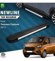 S-Dizayn Ford Tourneo Custom Kısa Şase NewLine Krom Yan Basamak 203 Cm 2012-2023 A+ Kalite
