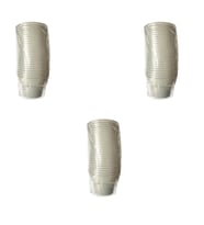 Omeyva Renkli Sert Mika Plastik Kristal Bardak - Gümüş Gri - 6 Oz / 180 CC - 75 Adet