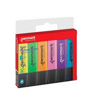 PENMARK HS-505-6N FOSFORLU KALEM SETİ NEON 6 RENK BLİSTER