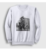 Presmono Unisex Beyaz Pitbulls Dmx Sweatshirt 225503tt