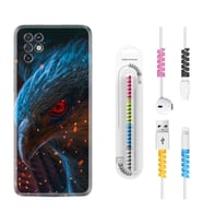 INFINIX Note 11 Pro Note 10 Hot 9 Play Kılıf Kablo Koruma Spiral Silikon Şahin 1756