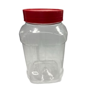 1400ml pet şeffaf gıda kavanozu, 24 adet, pet kavanoz, gıda kavanozu, baharat kavanozu, şeffaf kavanoz