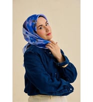 Silk Home Twill İpek Eşarp 11498-05 Bebe Mavi