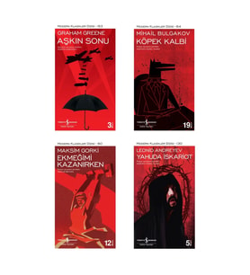 Aşkın Sonu + Köpek Kalbi + Ekmeğimi Kazanırken + Yahuda Iskariot- 4 Kitap Set - Iş Bankası Özel Set
