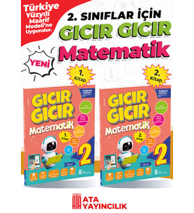 2. Sınıf Gıcır Gıcır Matematik 1 ve 2. Kitap (2'li kitap)
