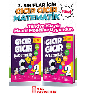 2. Sınıf Gıcır Gıcır Matematik 1 ve 2. Kitap (2'li Set)