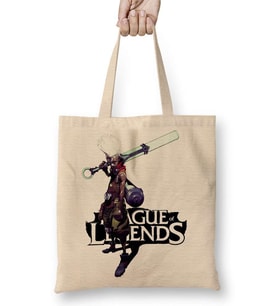 Ekko League Of Legends Bez Çanta Uzun Saplı