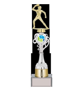 ODAK KUPA - Figürlü Kupalar - Masa Tenisi Kadın Figürlü Kupalar FG-036 B - 39 cm