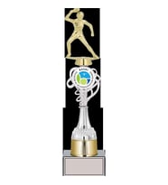 ODAK KUPA - Figürlü Kupalar - Masa Tenisi Kadın Figürlü Kupalar FG-036 B - 39 cm