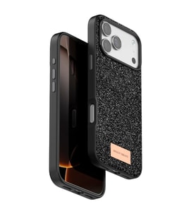 Onegif Apple iPhone 17 Pro Bright Simli Kapak - Siyah